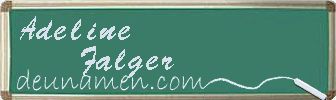 Adeline Falger Visitenkarte